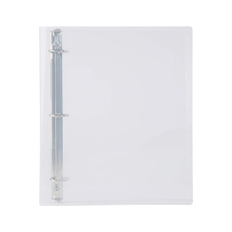 Filexec Products 1-Inch 3 Ring Binder, D Ring, Clear, Pack of 2 (50301-62223) - Image 3